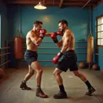 classic-gym-sparring-stockcake